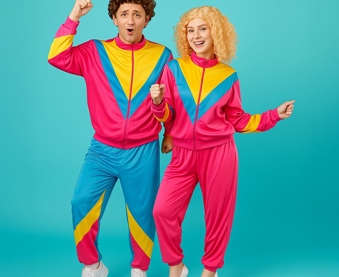 Role play-set for adult Disco 80’s (jacket, pants), size 52